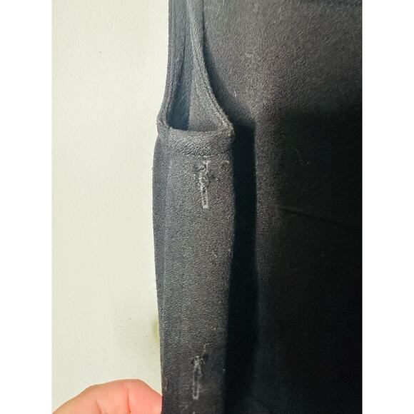 TORY BURCH Black Square Neckline Sleeveless Mini Dress Size 4 - Picture 5 of 8